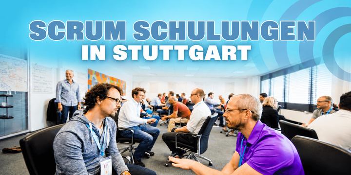 Scrum Schulungen in Stuttgart: Teilnehmende im gemeinsamen Workshop